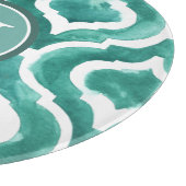 モノグラム | Aquamarine Motif IV カッティングボード (角)