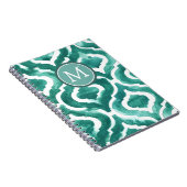 モノグラム | Aquamarine Motif IV ノートブック (右側)