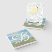 モノグラム | Bright Day II ストーンコースター (横)