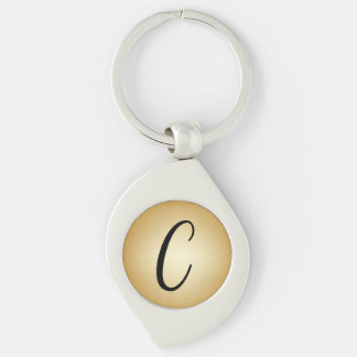 モノグラム "C" キーホルダー