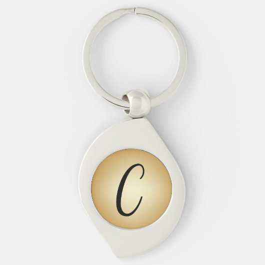 モノグラム "C" キーホルダー (正面)