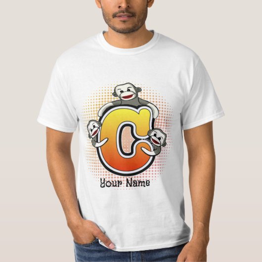 モノグラム C ソックモンキー Tシャツ (正面)