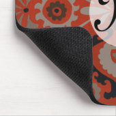 モノグラム | Cinnabar Suzani I マウスパッド (コーナー)