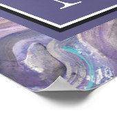 モノグラム | Circle雨 ポスター (角)