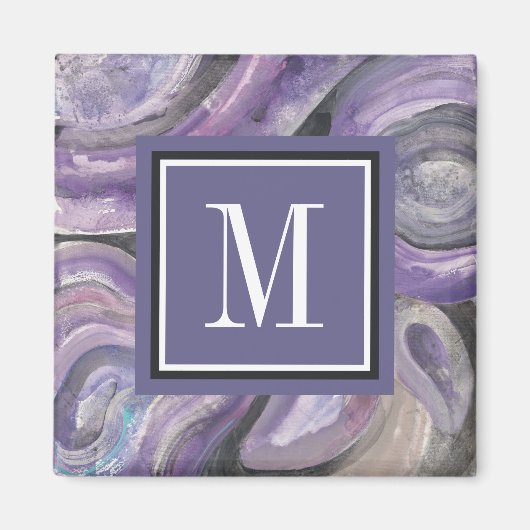 モノグラム | Circle雨 マグネット (正面)