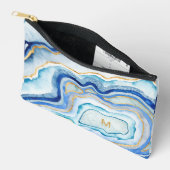 モノグラム | Cobalt Agate II アクセサリーポーチ (見開き)