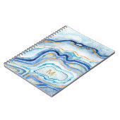 モノグラム | Cobalt Agate II ノートブック (左側)