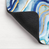 モノグラム | Cobalt Agate II マウスパッド (コーナー)