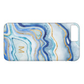モノグラム | Cobalt Agate II Case-Mate iPhoneケース (裏面(横))
