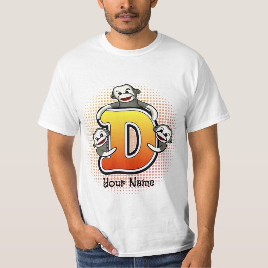 モノグラム D ソックモンキー Tシャツ (正面)