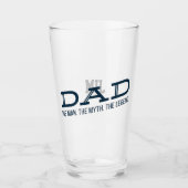 モノグラム Dad The Man The Myth The Legend タンブラーグラス (正面)