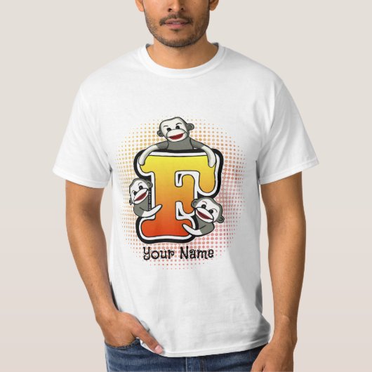 モノグラム F ソックモンキー Tシャツ (正面)