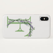 モノグラム F ラベンダー ユーカリptus Case-Mate iPhoneケース (裏面(横))