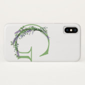 モノグラム G ラベンダー ユーカリptus Case-Mate iPhoneケース (裏面(横))