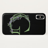 モノグラム G ラベンダー ユーカリptus Case-Mate iPhoneケース (裏面(横))