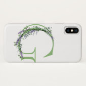モノグラム G ラベンダー ユーカリptus Case-Mate iPhoneケース (裏面(横))