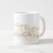 モノグラム「H」ジャンボマグスープアイスクリーム ジャンボコーヒーマグカップ (正面右)