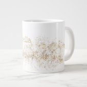 モノグラム「I」ジャンボマグスープアイスクリーム ジャンボコーヒーマグカップ (正面右)