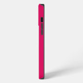 モノグラム I フラワー iPhoneケース (左側面)