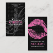 モノグラム"J"の-メーキャップアーティストの名刺 名刺 (正面/裏面)