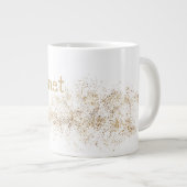 モノグラム「J」ジャンボマグスープアイスクリーム ジャンボコーヒーマグカップ (正面右)