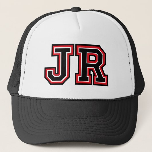 モノグラム 'JR' キャップ (正面)