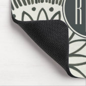 モノグラム| Kamiの抽象的なパターン マウスパッド (コーナー)