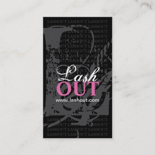 モノグラム"L" -メーキャップアーティストの名刺 名刺 (正面)