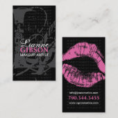 モノグラム"L" -メーキャップアーティストの名刺 名刺 (正面/裏面)