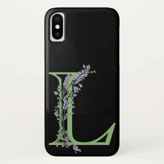 モノグラム L ラベンダー ユーカリ Case-Mate iPhoneケース (裏面)