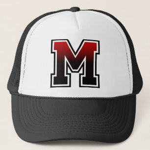 モノグラム"M"のイニシャル キャップ