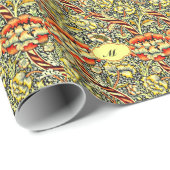 モノグラム"M"ウィリアム・モリスデザイン ラッピングペーパー (ロールコーナー)