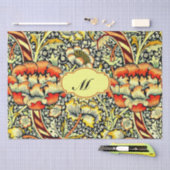 モノグラム"M"ウィリアム・モリスデザイン 薄葉紙 (クラフト)