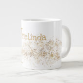 モノグラム「M」ジャンボマグスープアイスクリーム ジャンボコーヒーマグカップ (正面右)