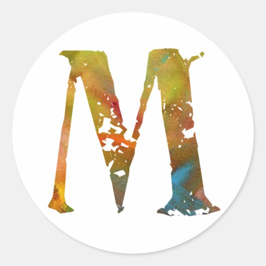 モノグラム – M – ステッカー (正面)