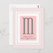 モノグラム – M ポストカード (正面/裏面)