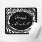 モノグラム- MOUSEPAD-ZEBRAのストライプのデザイン マウスパッド (マウス)