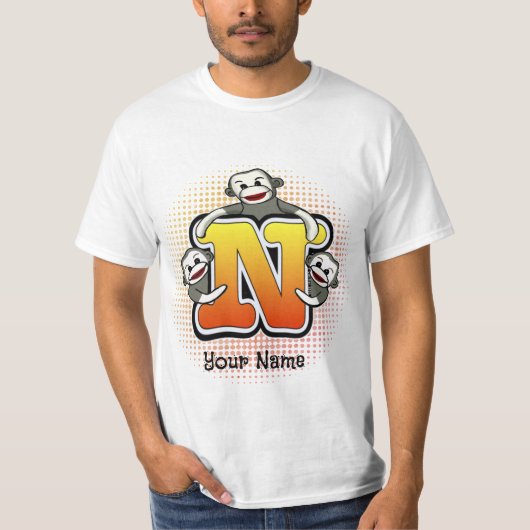 モノグラム N ソックモンキー Tシャツ (正面)