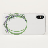 モノグラム O ラベンダー ユーカリ Case-Mate iPhoneケース (裏面(横))