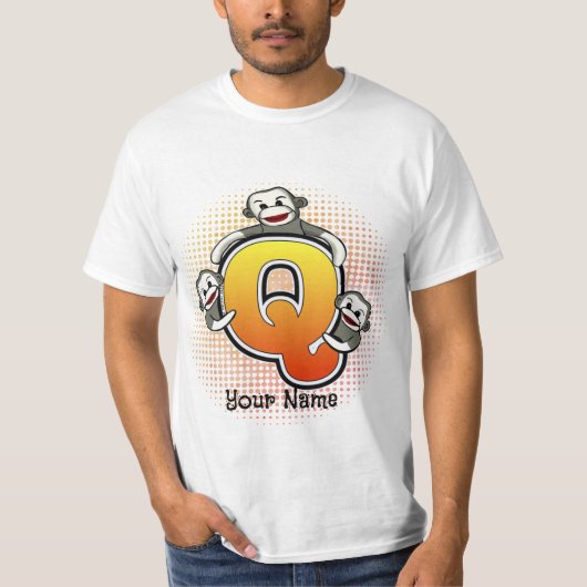 モノグラム Q ソックモンキー Tシャツ (正面)