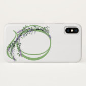 モノグラム Q ラベンダー ユーカリ Case-Mate iPhoneケース (裏面(横))