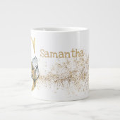 モノグラム「S」ジャンボマグスープアイスクリーム ジャンボコーヒーマグカップ (正面)