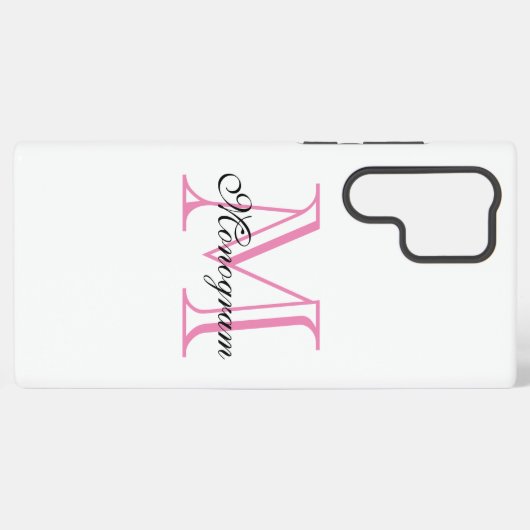 モノグラム SAMSUNG GALAXYケース (裏面横)