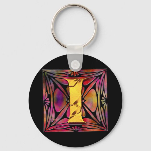 モノグラム： Stainglass I キーホルダー (正面)