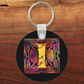 モノグラム： Stainglass I キーホルダー (正面)