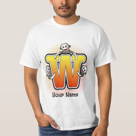 モノグラム W ソックモンキー Tシャツ (正面)