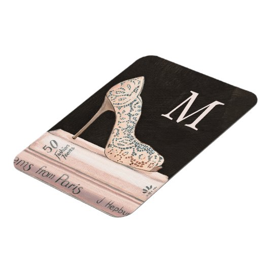 モノグラム | Wild Apple |ハイエレガントヒールファッション マグネット (左側)