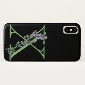 モノグラム X ラベンダー ユーカリ Case-Mate iPhoneケース (裏面(横))