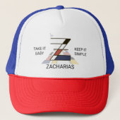 モノグラム「Z」 - Zacharias キャップ (正面)