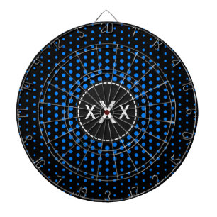 モノグラムAzureテクノドットモダン ダーツボード